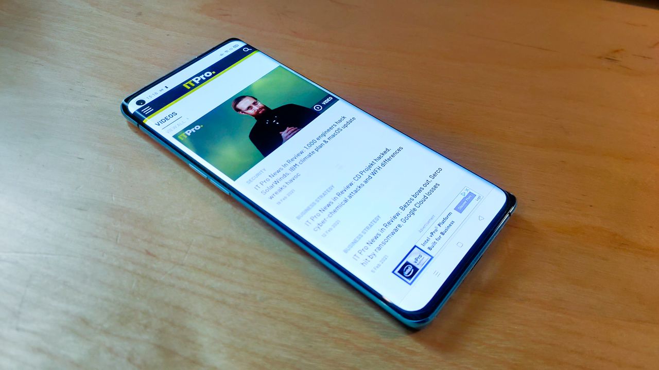 The IT Pro site as seen on the Oppo Reno4 Pro 5G