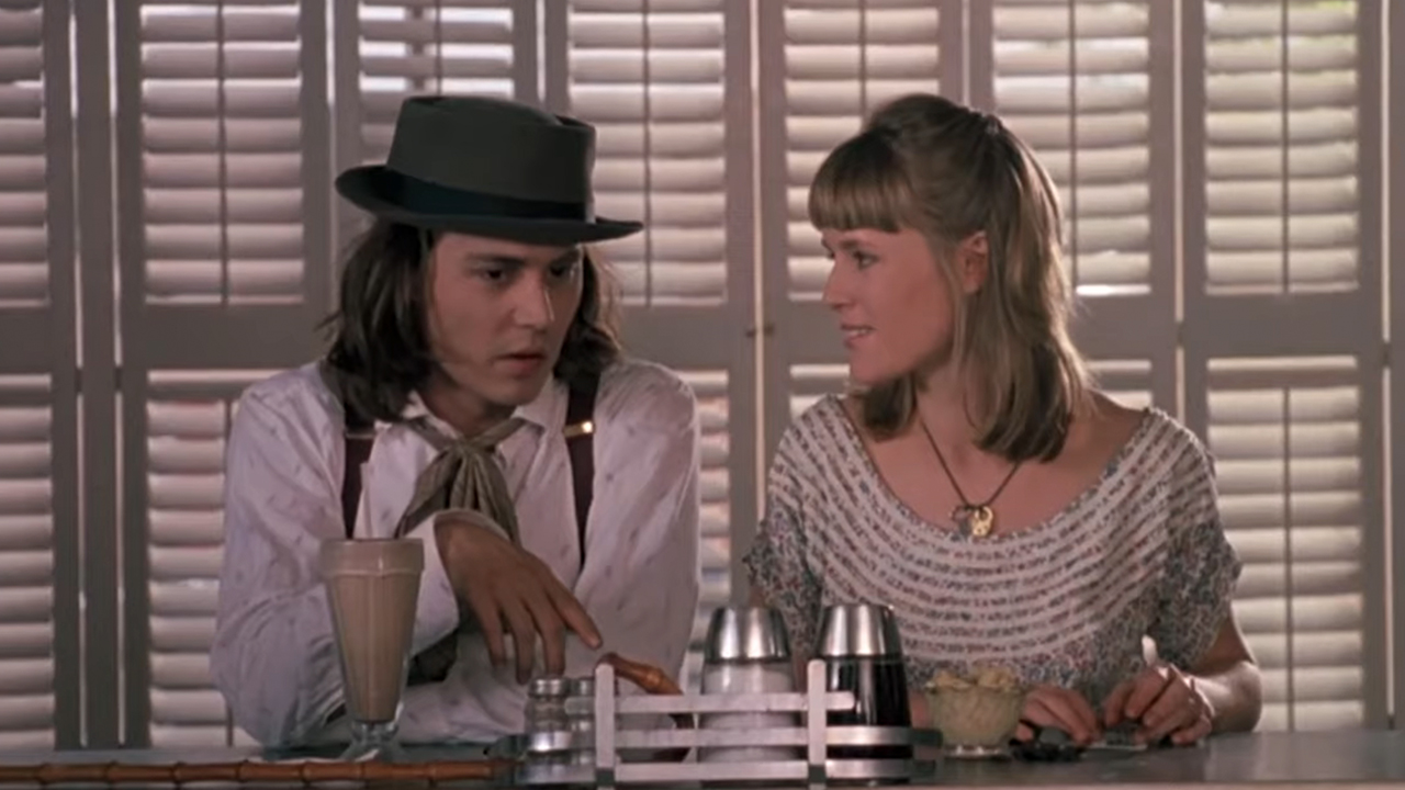 Johnny Depp and Mary Stuart Masterson in Benny and Joon