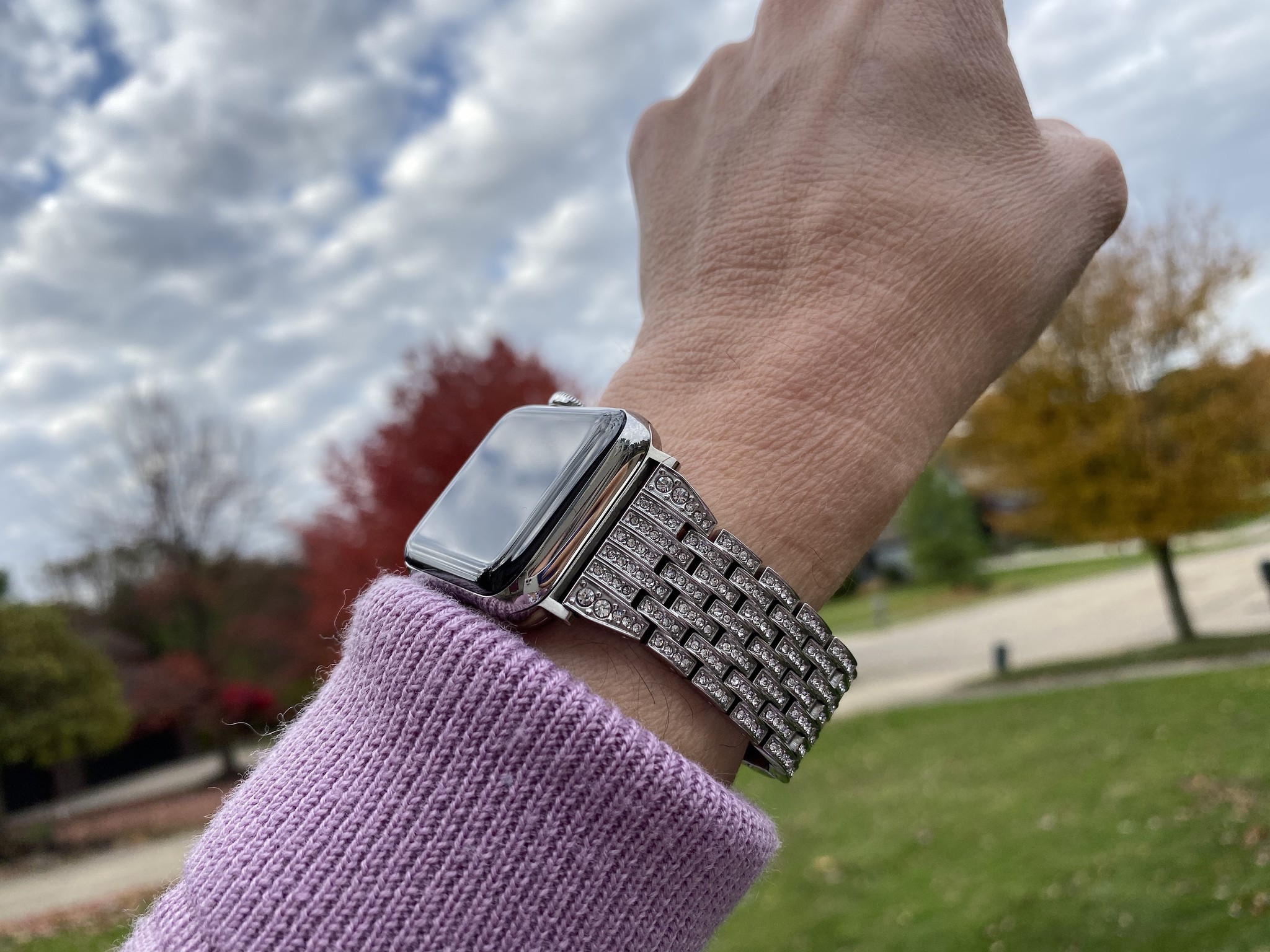 Wearlizer Crystal Rhinestone Apple Watch Band