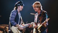 Mike Campbell and Tom Petty and the Heartbreakers, 'Long After Dark' tour, 7 December 1982 Wembley Arena. 