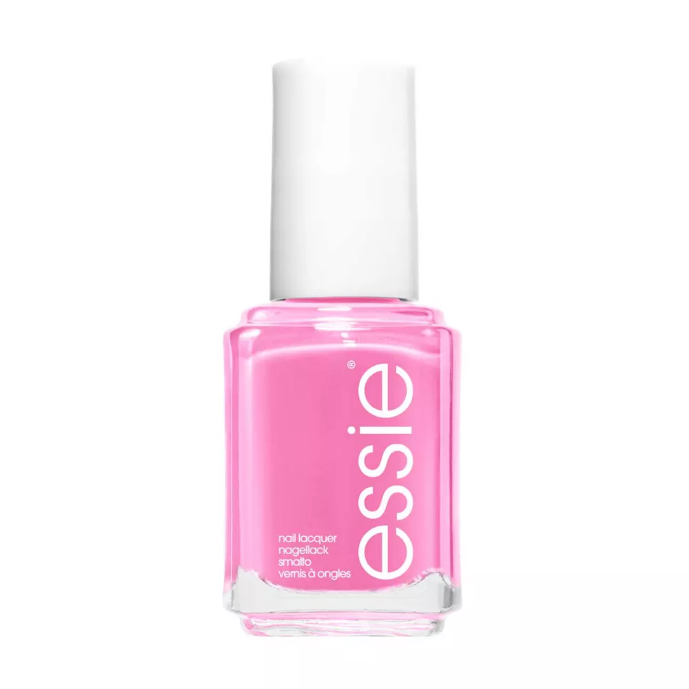 Essie Nail Polish 20 Lovie Dovie Bright Flamingo Pink Colour, Original High Shine and High Coverage Nail Polish 13.5 Ml