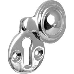 Victorian Covered Escutcheon Chrome