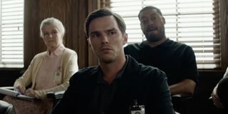 Nicholas Hoult sits on the jury in Juror #2