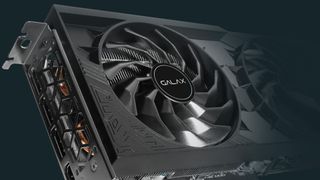 Galax RTX 4070 Super with green backdrop