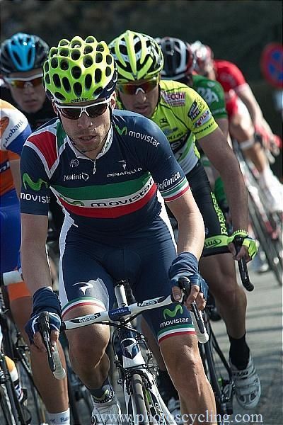 Italian champion Giovanni Visconti heads up Movistar's Belgian classics team