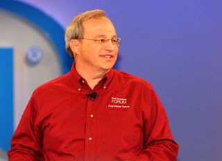 Intel CTO Justin Rattner talks tech. Rattner delved heavily into future server chip technology.