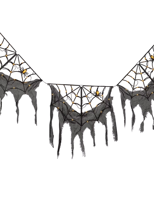 60ct LED Web and Gauze Garland 