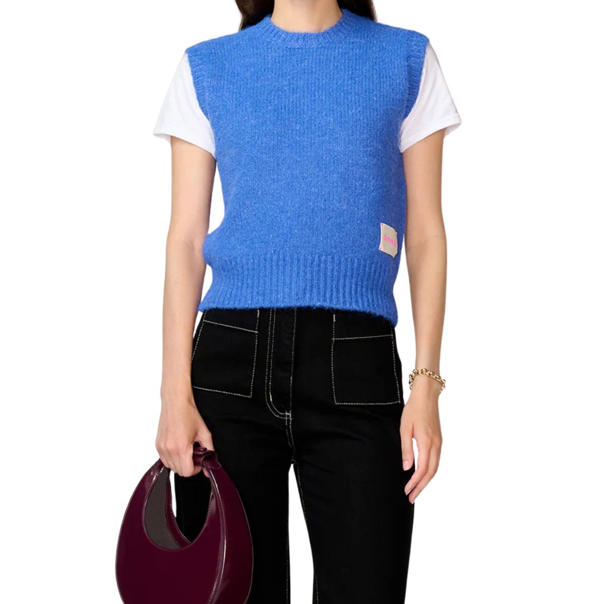 STUDIO OMNES Riri Vest in Cobalt