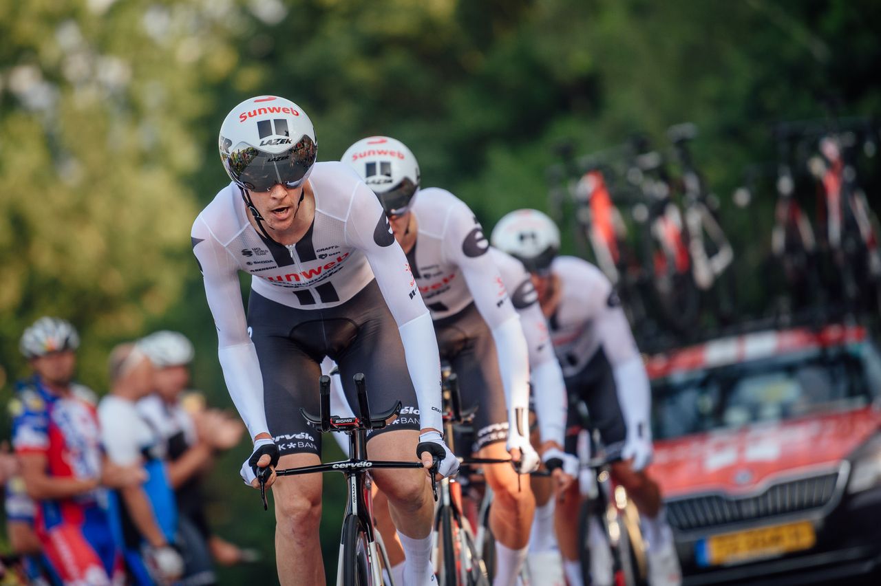 Team Sunweb in the opening TTT of the Czech Tour 2020