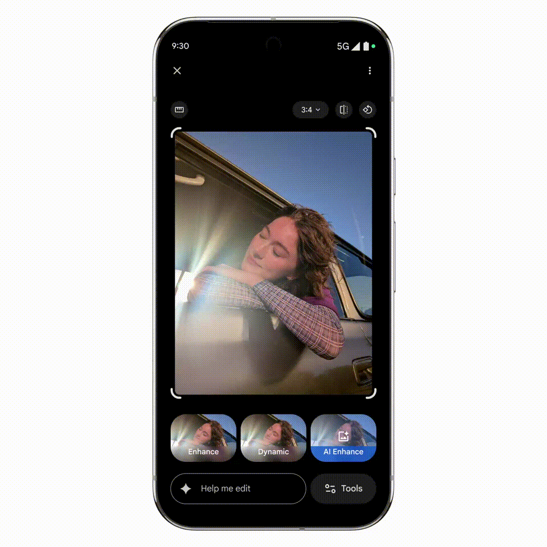 Conversational photo editing in Google Photos