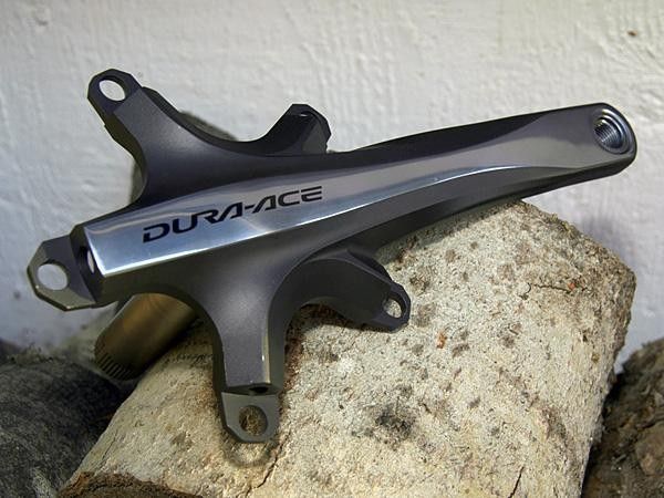 Shimano says the new crank is both lighter and more rigid than before.
