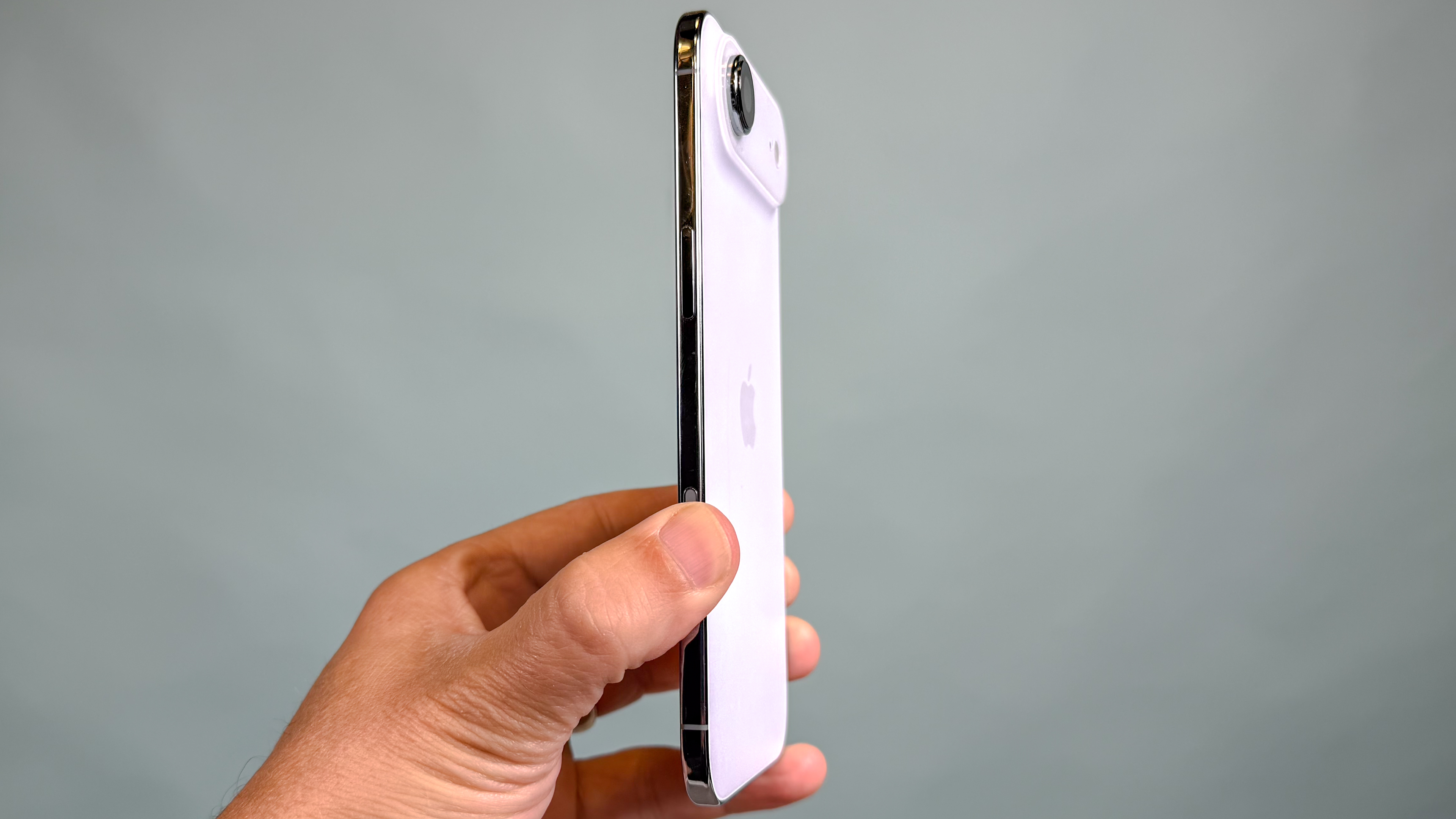 iPhone Air shown in hand