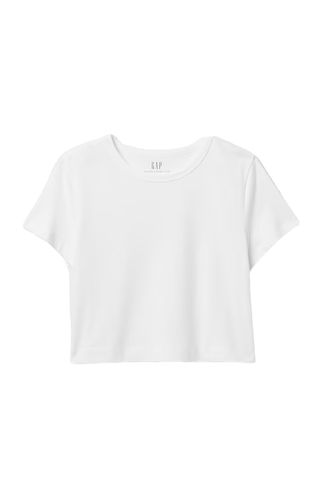 Gap Organic Cotton Vintagesoft Cropped T-Shirt