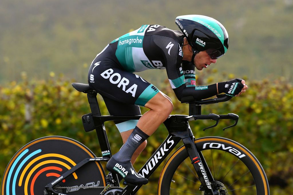 Rafal Majka in the stage 14 time trial