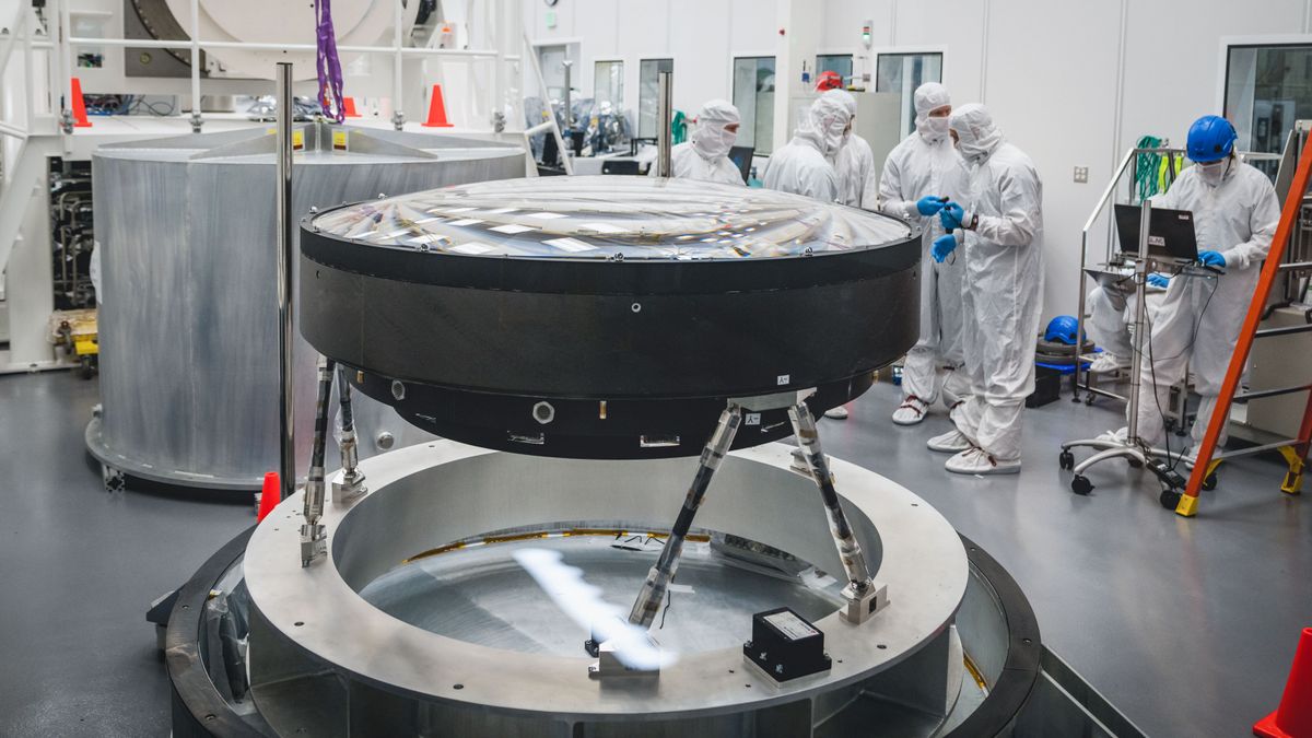 1.57m main lens for the LSST telescope