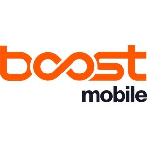 Boost Mobile logo on white background