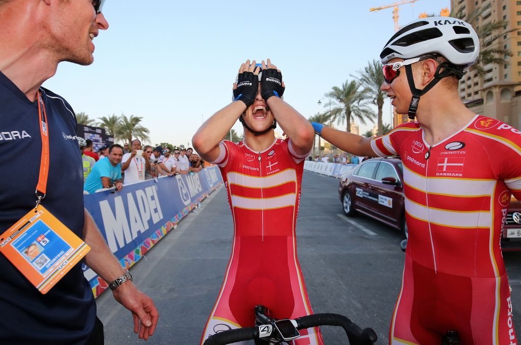 The realisation sinks in for Jakob Egholm (Denmark)