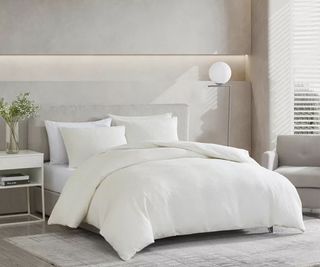 Vera wang bedding on a made bed