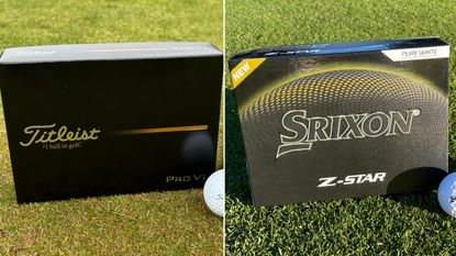 Titleist Pro v1 vs Srixon Z-Star 2025 golf balls