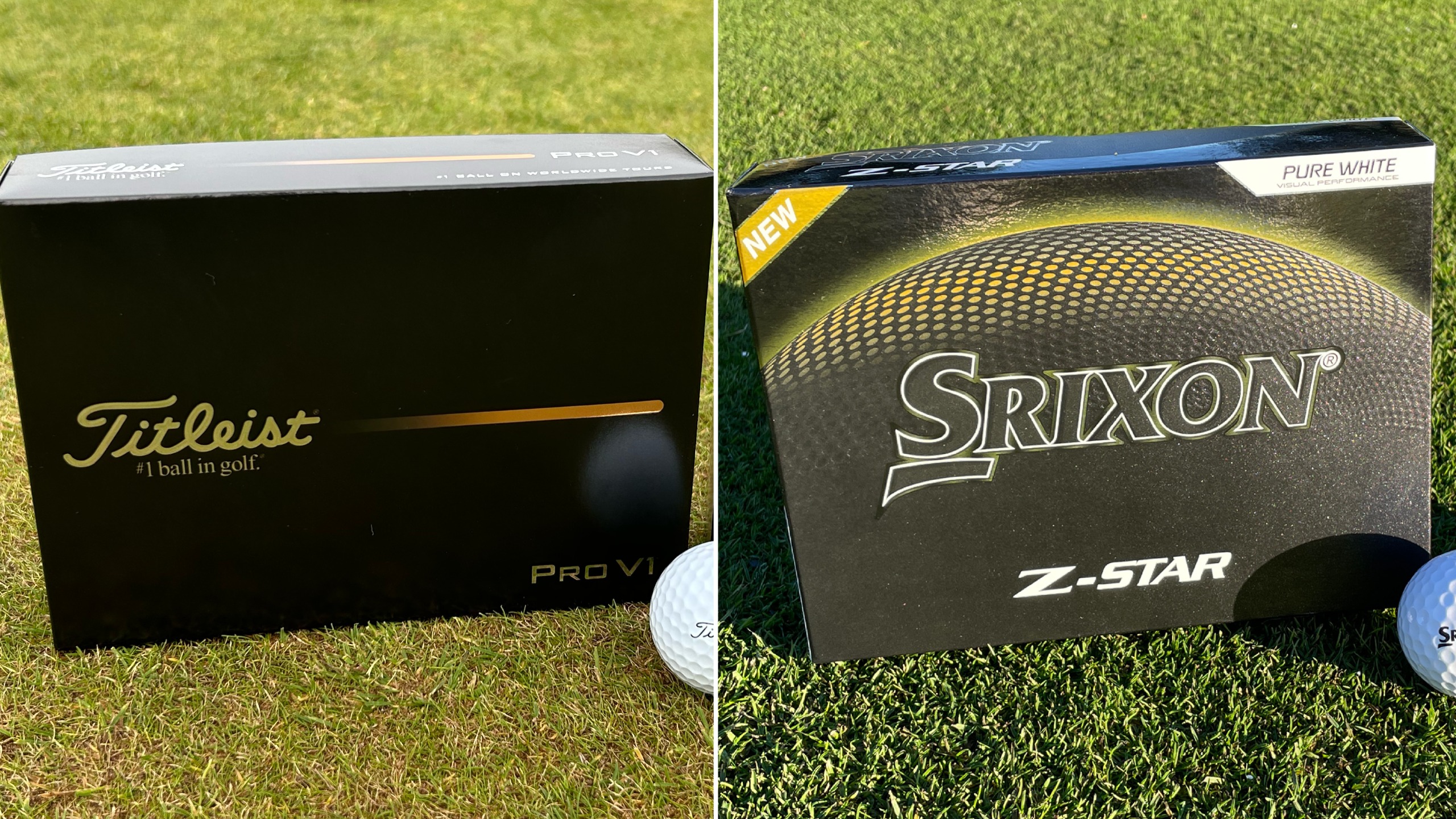 Titleist Pro v1 vs Srixon Z-Star 2025 golf balls