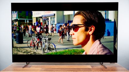 Roku Pro Series OLED TV on a desk