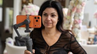 Ariane Sherine Juniper with DJI Osmo Mobile 8P