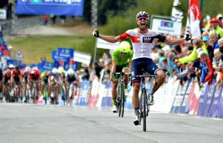 Oliver Naesen (IAM Cycling) winner of the GP Ouest France-Plouay