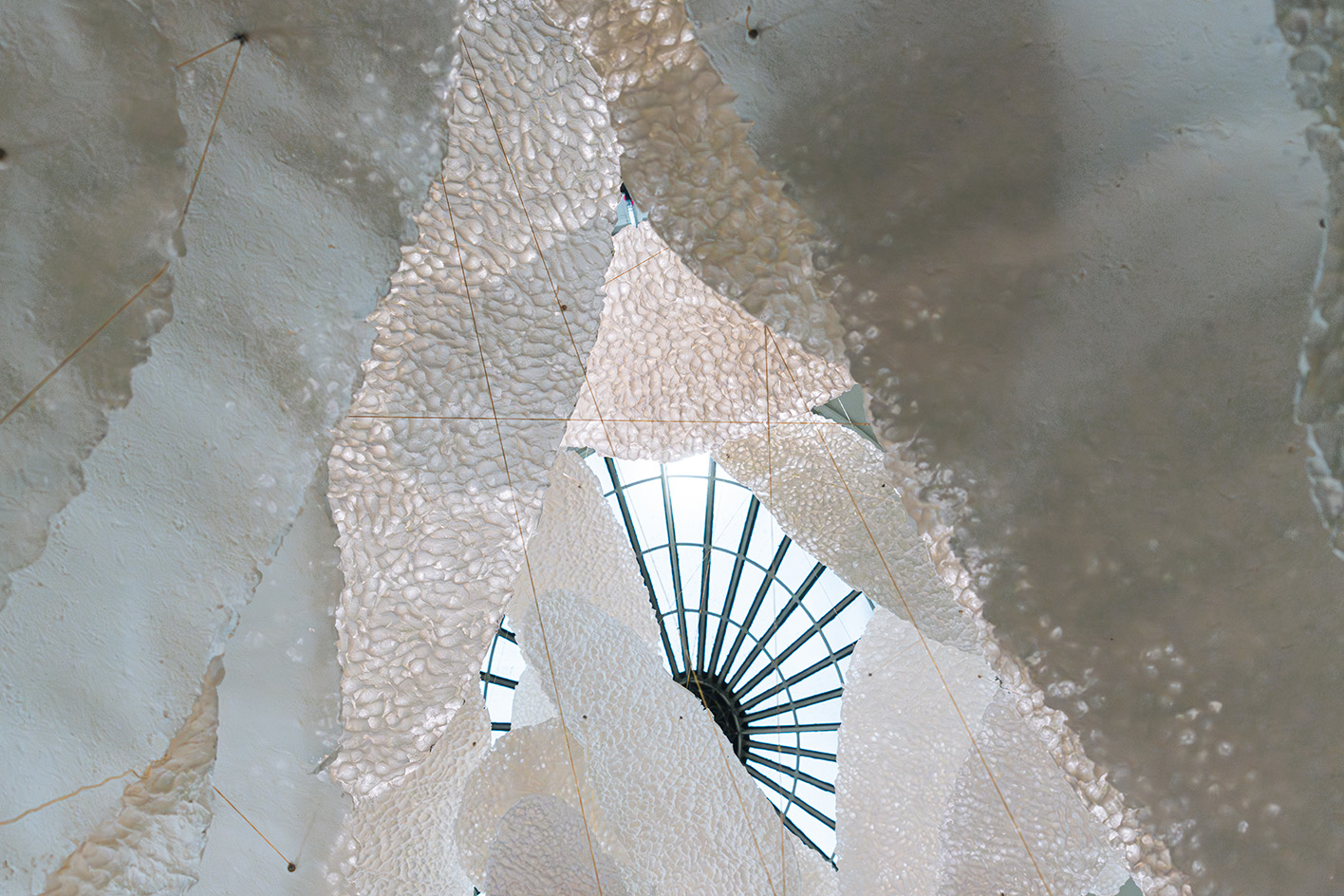 Paper Clouds installation by kengo kuma