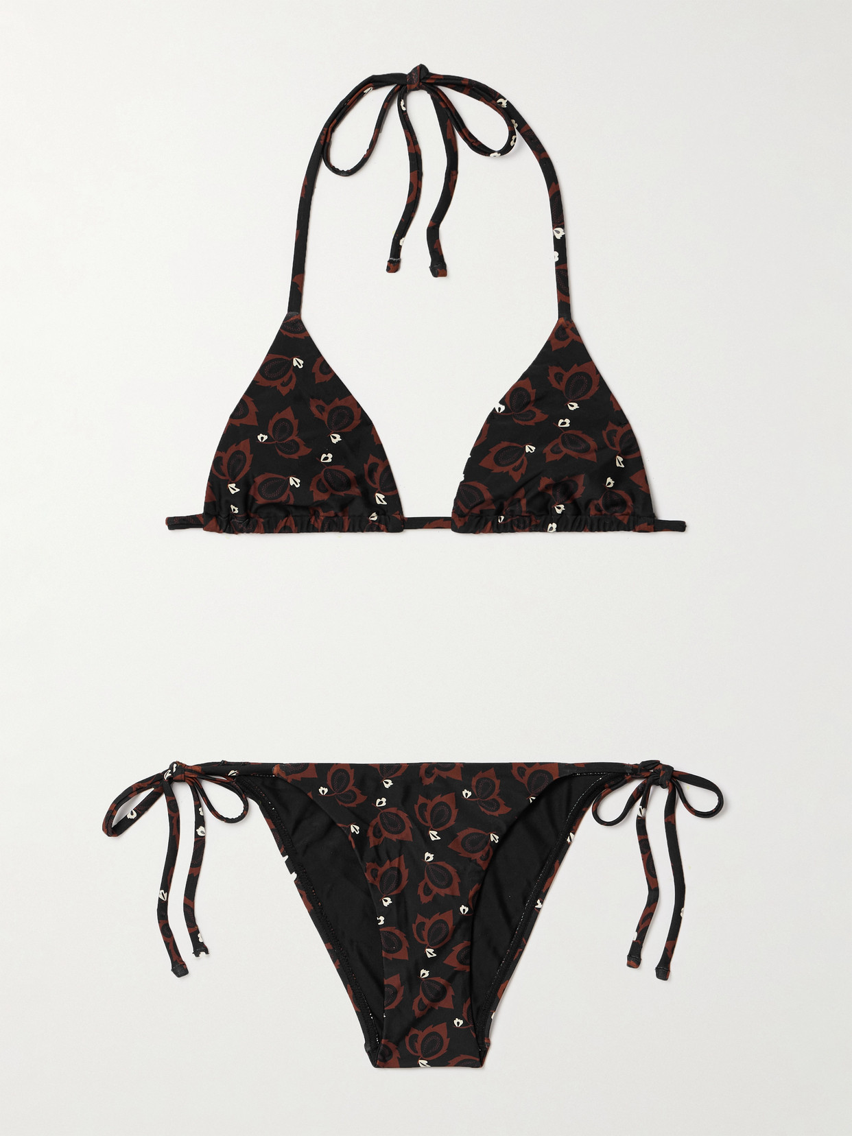 + Net Sustain Floral-Print Recycled Triangle Bikini