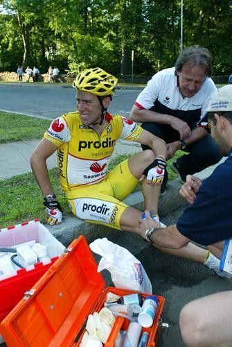 Ouch! A spill at Trenton