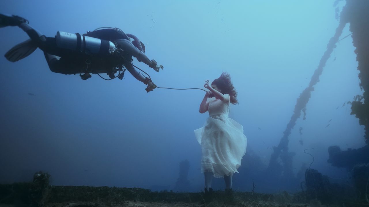 Photographs from an underwater photography shoot by Steve Haining