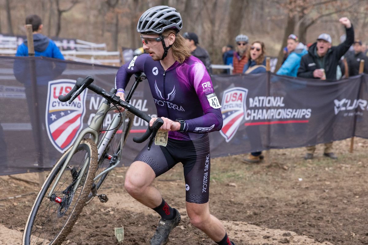 Ryder Uetrecht offset some of the cost of registration by collecting hand-up dollars during the race.