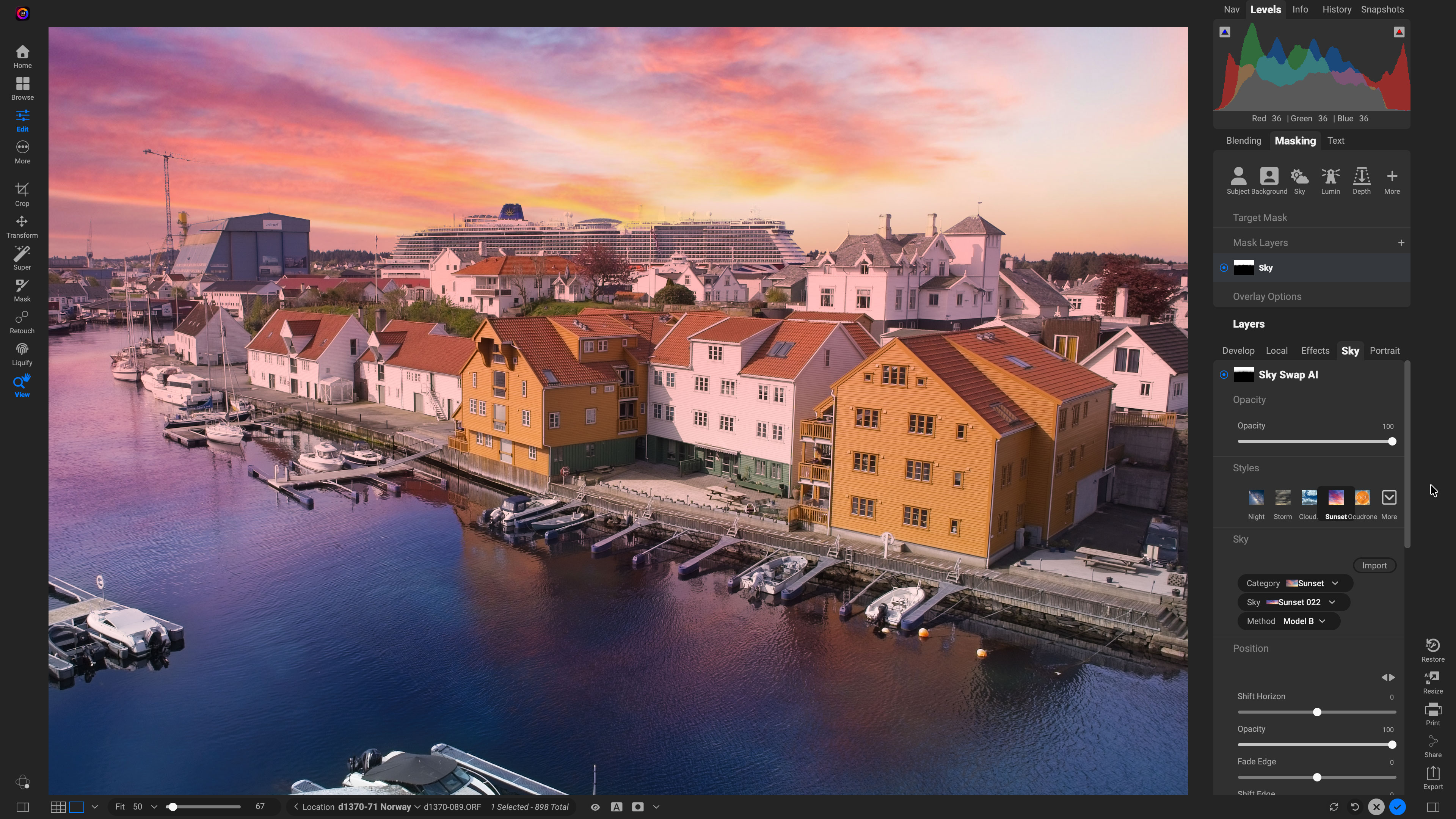 ON1 Photo RAW 2026 screenshot