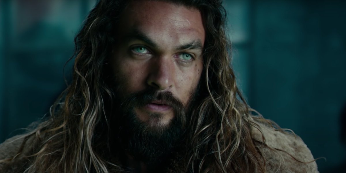 Jason Momoa as Aquaman in Justice League