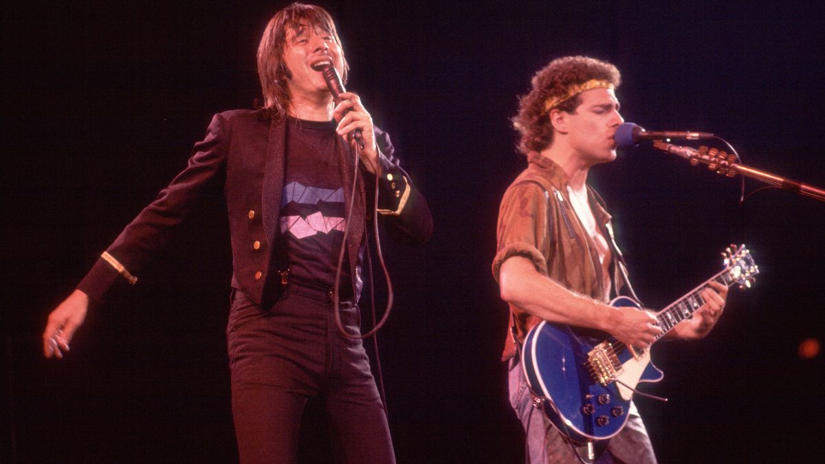 Steve Perry and Neal Schon of Journey in 1983