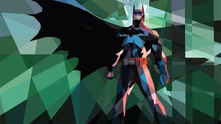 Polygonal Batman art