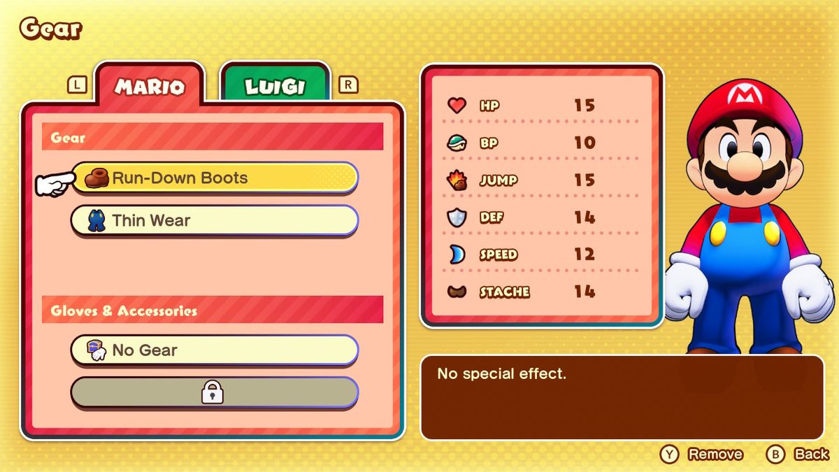 In-game screenshot from Mario &amp; Luigi: Brothership