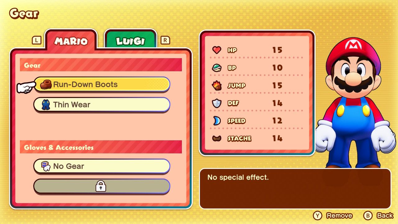 In-game screenshot from Mario &amp; Luigi: Brothership