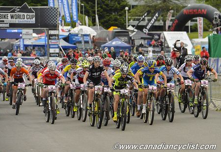 The race gets underway