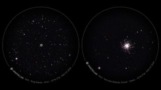 Images of space taken on a Unistellar Odyssey Pro telescope