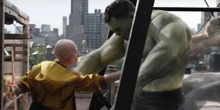 The Ancient One and Hulk