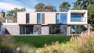 A modern self build home with two storeys