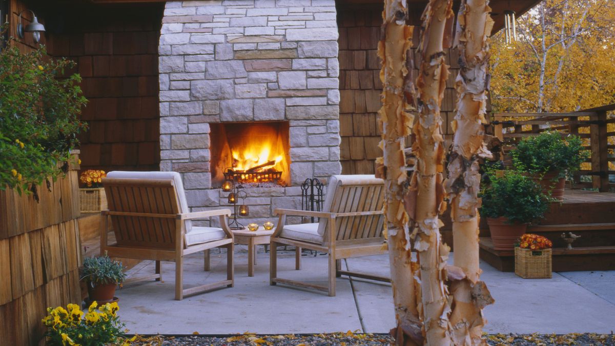 Outdoor fireplace ideas: 16 ways to stay cozy outside | GardeningEtc