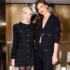 Michelle Williams and Katie Holmes at a Chanel event