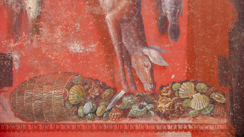 Rare Fresco Discovered In Pompeii Shows Type Of Woman Who Breaks Free From Male Order To Dance Freely Go Hunting And Eat Raw Meat In The Mountains