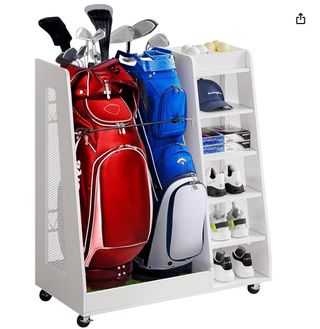 Photo of golf storage rack