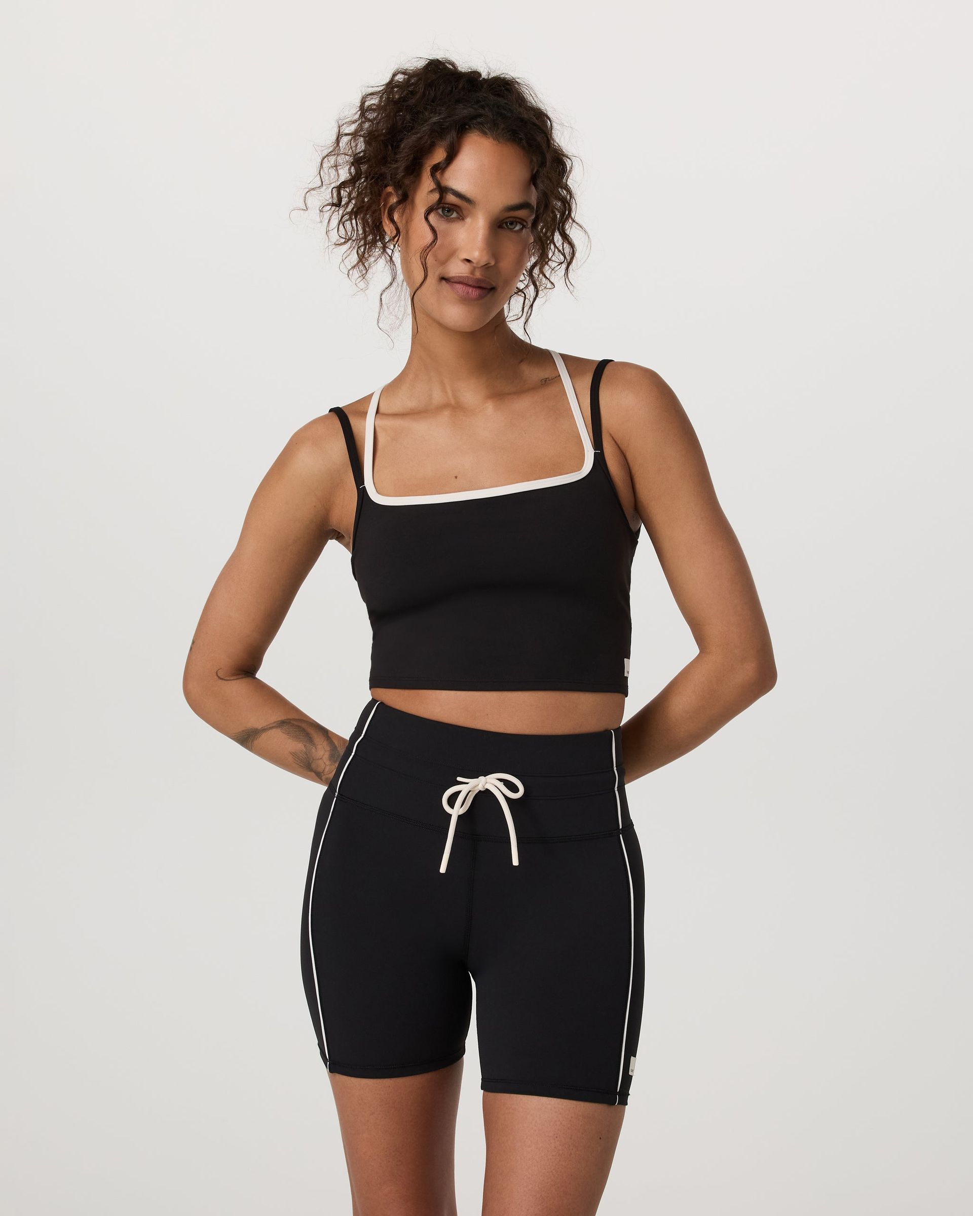 Daily Layered Tank - Black - Xxs