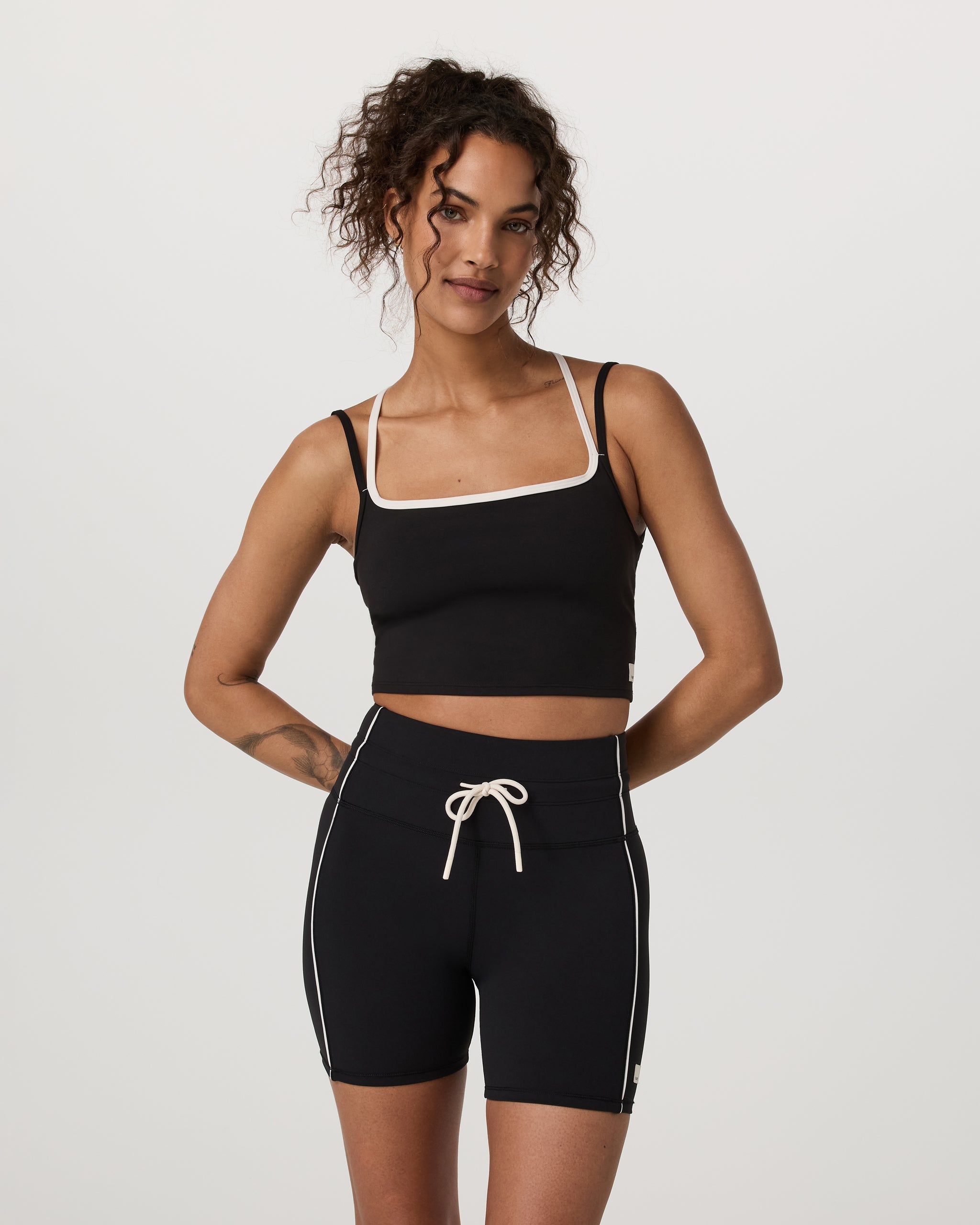 Daily Layered Tank - Black - Xxs