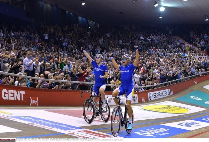 Gent Six Day winners Jasper De Buyst and Kenny De Ketele (Team Baloise Insurance)