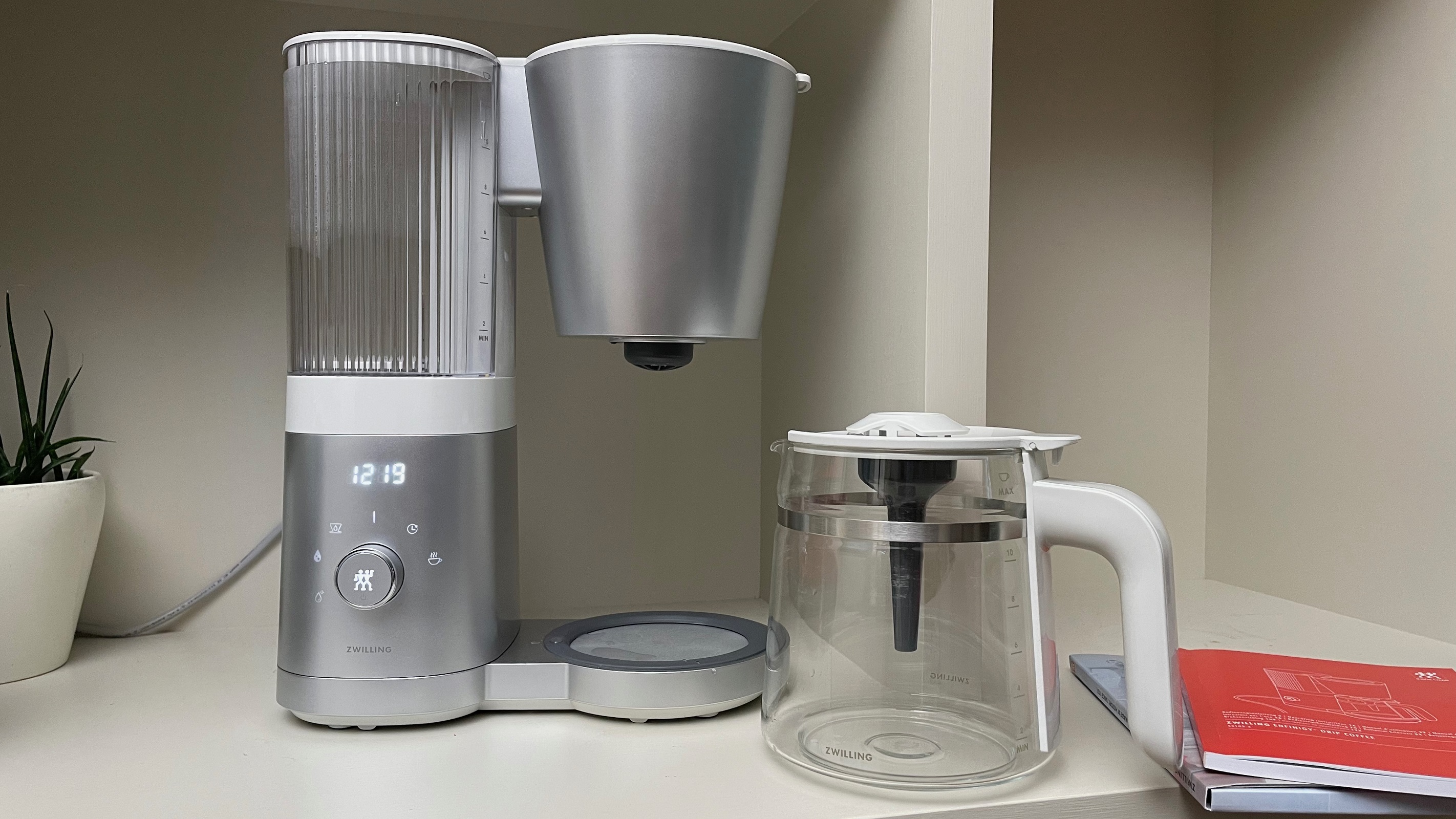 Zwilling coffee maker before first use during testing